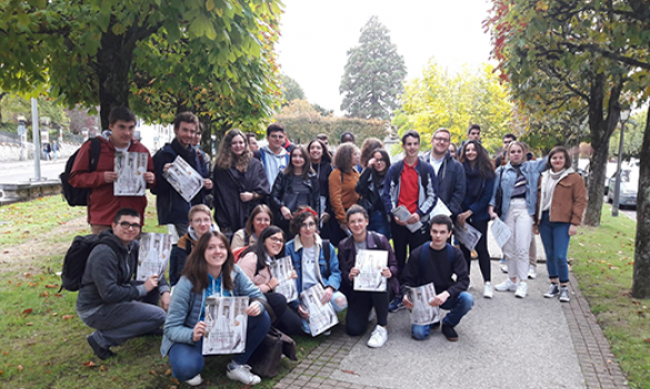 étudiants de licence histoire de l'UCO Laval aux RDV de l'histoire à Blois