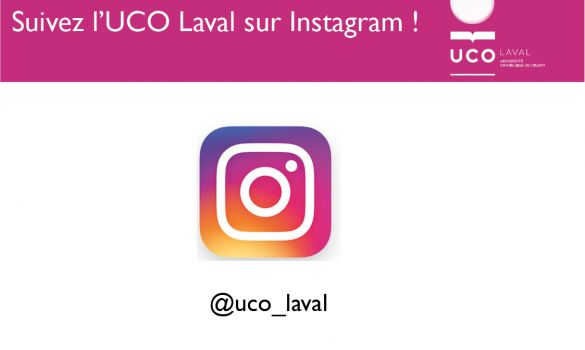 L'UCO Laval est désormais sur Instagram