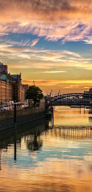 Ville de Hambourg en Allemagne